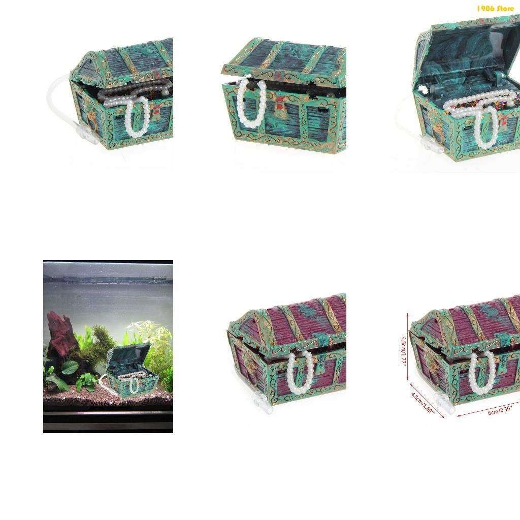 Pet X Supplies & Tack Howell Mi - U1JB – décorations coffre trésor d'aquarium,