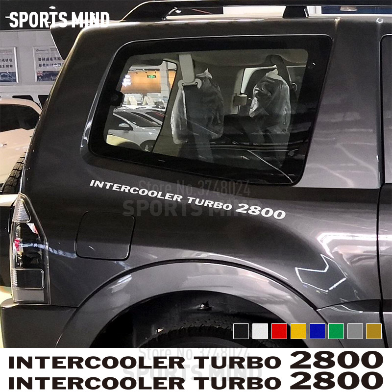 Pet X Supplies - 2 X Intercooler Turbo 2800 autocollant